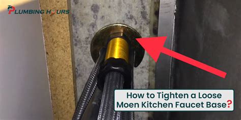 how to tighten a moen kitchen faucet|How To Tighten A Loose Moen Single Handle Kitchen。